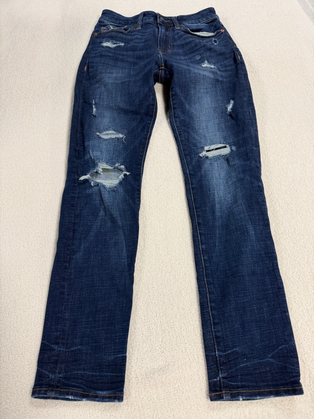 AE Dark Blue Distressed Women’s Jeans